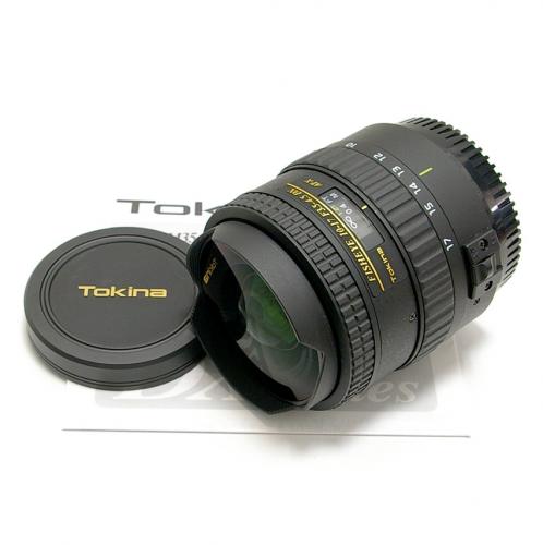 中古 トキナー AT-X DX Fisheye 10-17mm F3.5-4.5 キャノンEOS用 Tokina