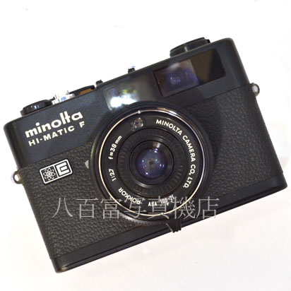 【中古】 ミノルタ ハイマチック F ブラック minolta HI-MATIC F 中古フイルムカメラ 43528