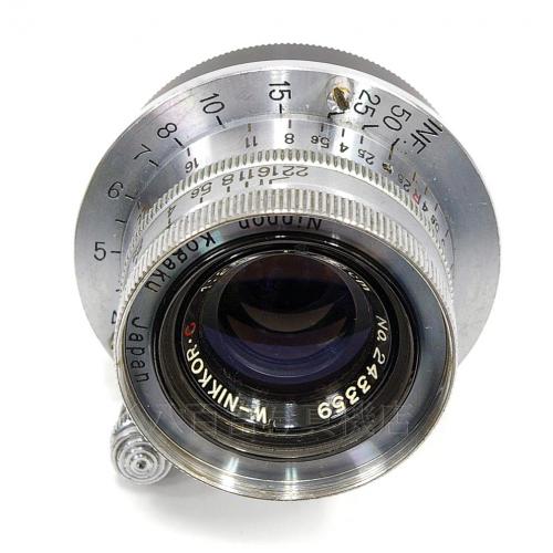 【中古】  ニコン W-Nikkor 3.5cm F2.5 ライカLマウント Nikon / ニッコール 【中古レンズ】 15900