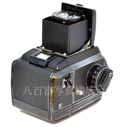 【中古】 ゼンザ ブロニカ S2A ブラック Nikkor 75mm F2.8 セット ZENZA BRONICA 中古フイルムカメラ 43517