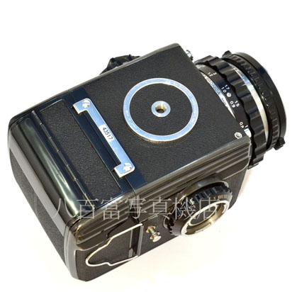 【中古】 ゼンザ ブロニカ S2A ブラック Nikkor 75mm F2.8 セット ZENZA BRONICA 中古フイルムカメラ 43517