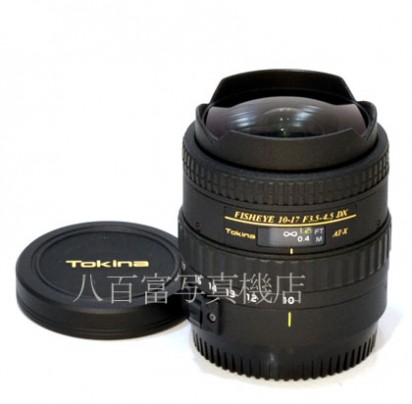 【中古】 トキナー AT-X DX Fisheye 10-17mm F3.5-4.5 キヤノンEOS用 Tokina フィッシュアイ 中古交換レンズ 37378