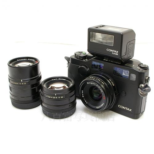 中古 コンタックス G2 ブラック 28/45/90mm セット CONTAX 【中古カメラ】 10763