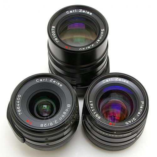 中古 コンタックス G2 ブラック 28/45/90mm セット CONTAX 【中古カメラ】 10763