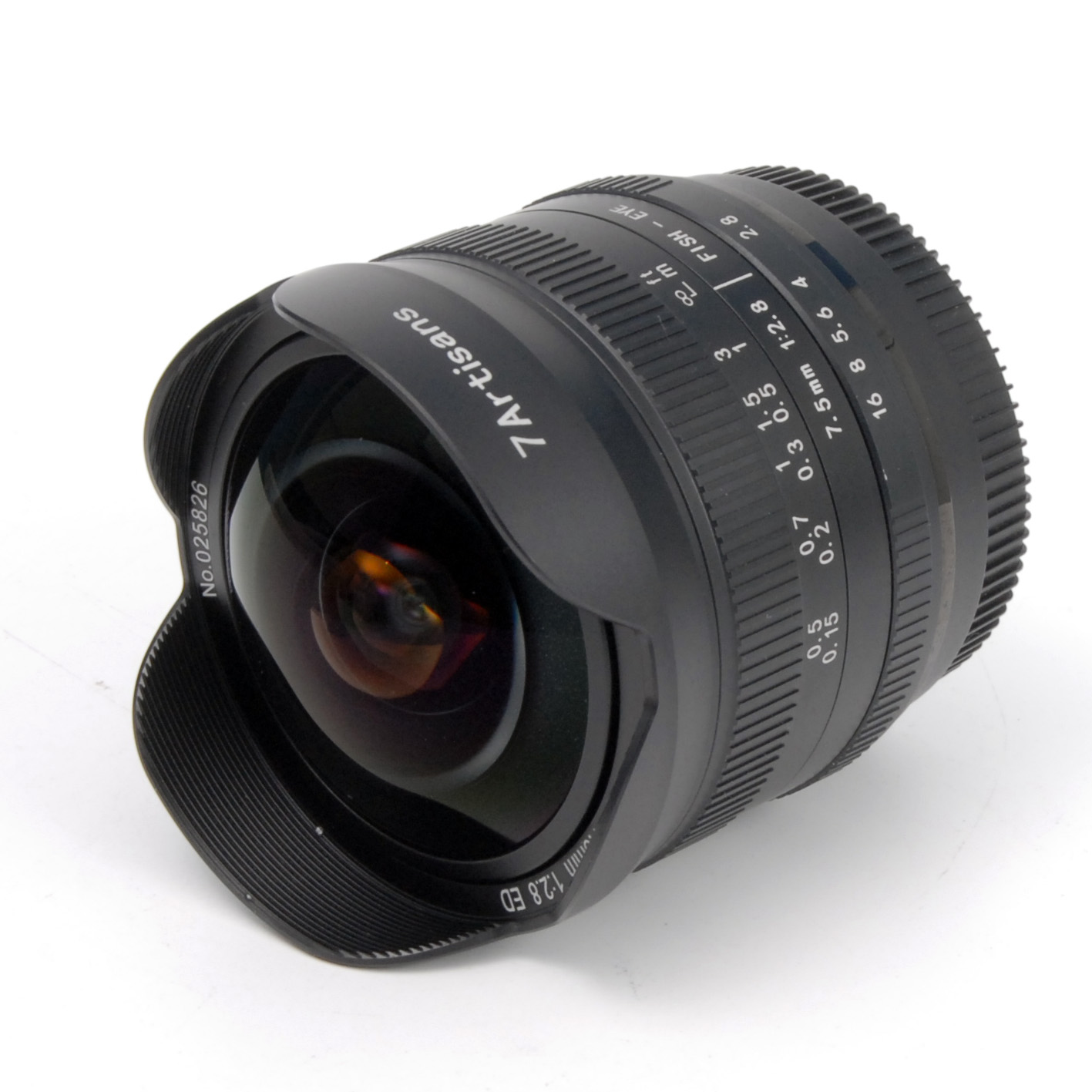 【中古】 七工匠 7.5mm F2.8ED 魚眼レンズ フジフイルムX用 7Artisans 中古交換レンズ 65796