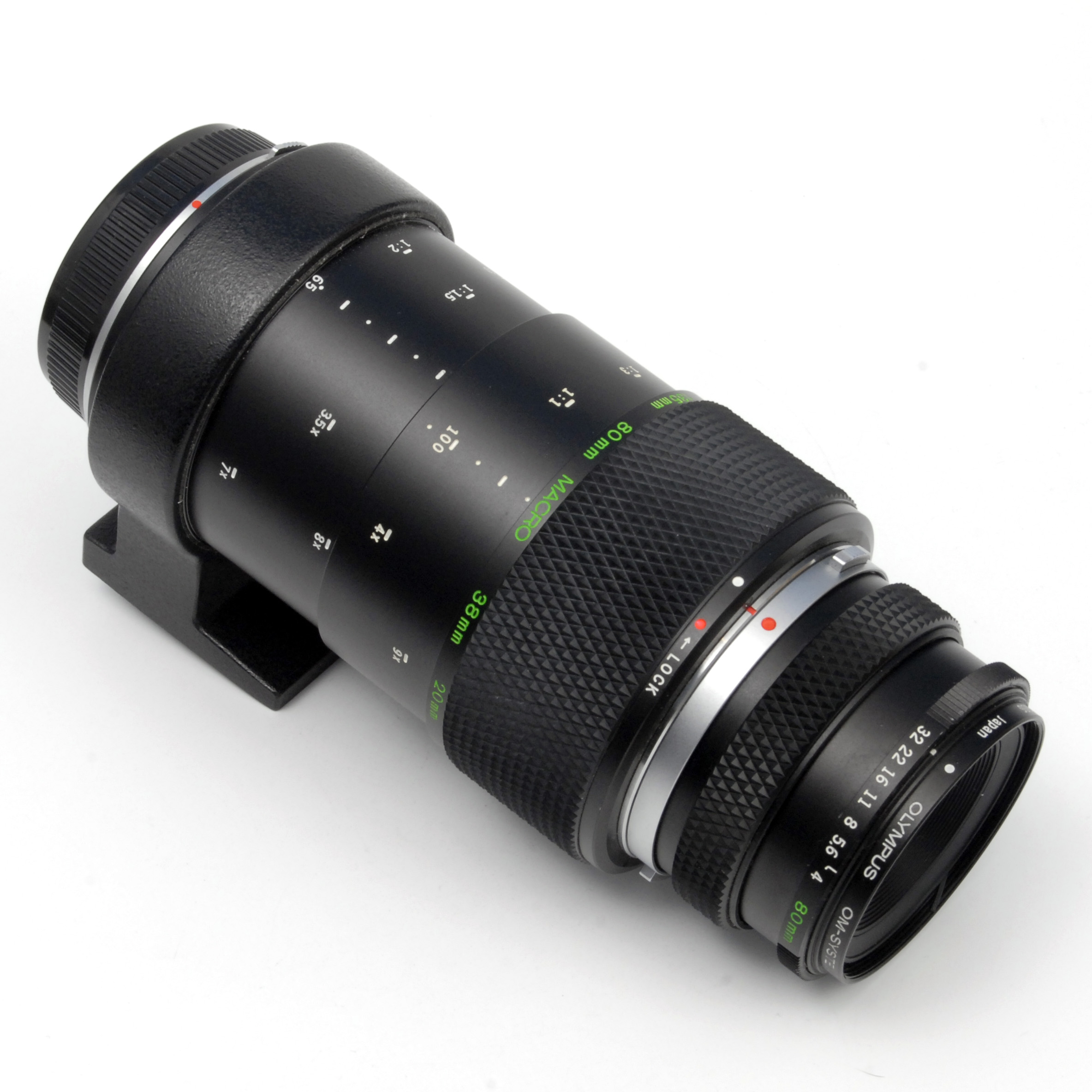 【中古】 オリンパス ズイコー オート1：1 マクロ 80mm F4 65-116リング付 OMシリーズ OLYMPUS Zuiko 中古交換レンズ 22500