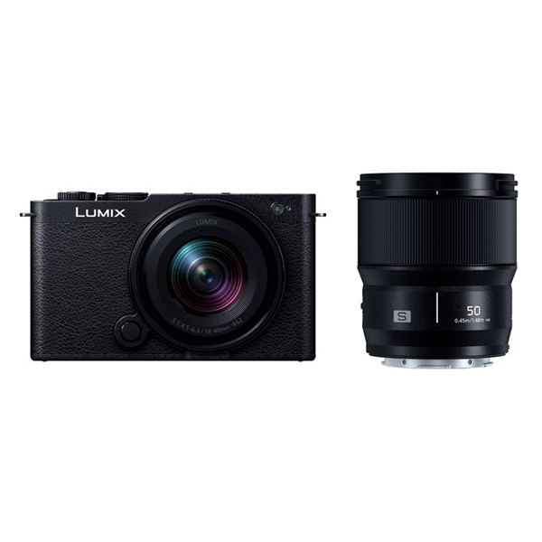 《新製品予約》 パナソニック LUMIX DC-S9W-K / ダブルレンズキット / ジェットブラック / PANASONIC ルミックス ミラーレス一眼カメラ