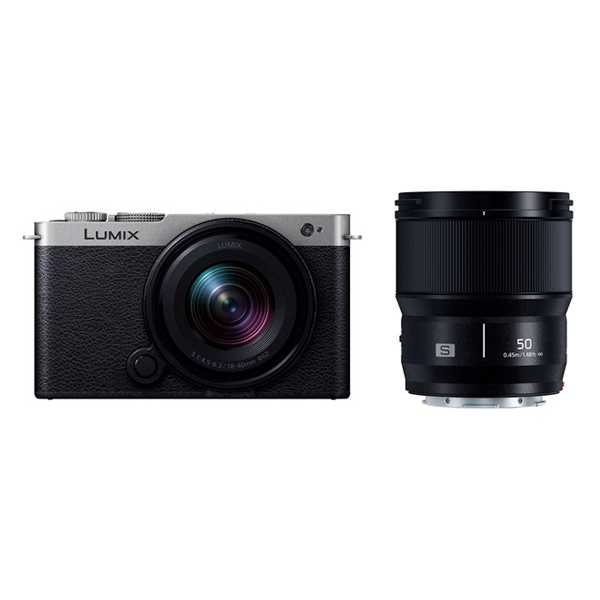 《新製品予約》 パナソニック LUMIX DC-S9W-S / ダブルレンズキット / ダークシルバー / PANASONIC ルミックス ミラーレス一眼カメラ