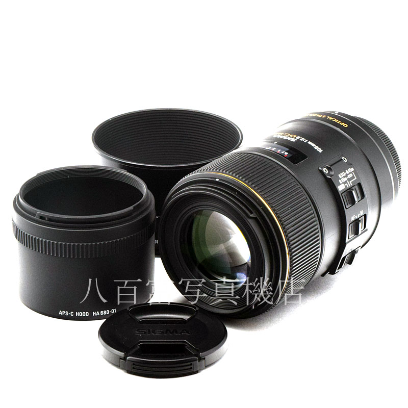 【中古】 シグマ 105mm F2.8 EX DG MACRO HSM OS ニコンAF用 SIGMA マクロ 中古交換レンズ 52207