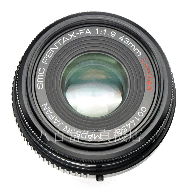 中古】 smcペンタックス FA 43mm F1.9 Limited ブラック 日本製 中古】 smcペンタックス FA 43mm F1.9 Limited ブラック 日本製