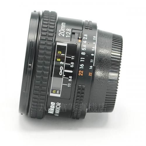 中古レンズ ニコン AF Nikkor 20mm F2.8S Nikon/ニッコール 15741