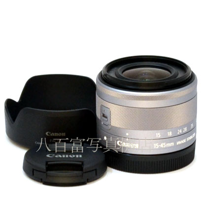 【中古】 キヤノン EF-M15-45mm F3.5-6.3 IS STM シルバー Canon 中古交換レンズ 39254