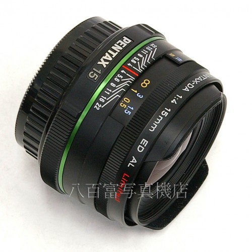 【中古】 SMC ペンタックス DA 15mm F4 ED AL Limited ブラック PENTAX 中古レンズ 21735