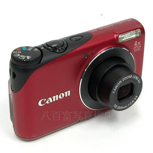 中古デジタルカメラ キャノン PowerShot A2200 レッド Canon