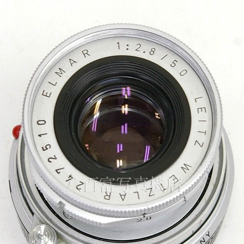 【中古】 ライカ ライツ ELMAR 50mm F2.8 ライカMマウント シルバー Leica Leitz エルマー 中古レンズ 21923