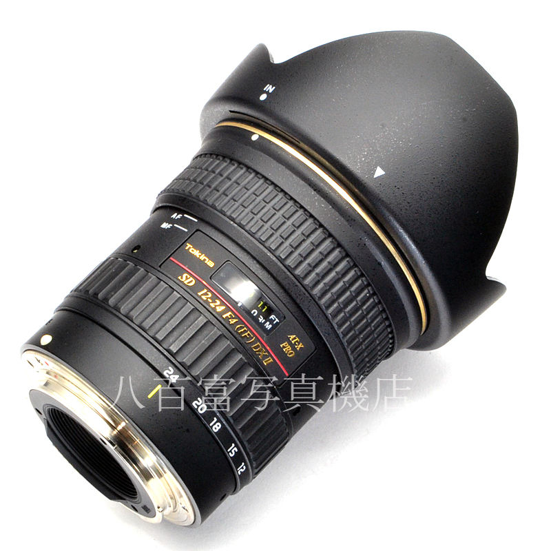 【中古】 トキナー AT-X 12-24mm F4 II PRO DX キャップEOS用 Tokina 中古交換レンズ 56344