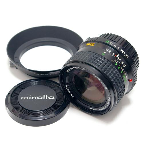 中古 ミノルタ MD ROKKOR 20mm F2.8 minolta 【中古レンズ】｜カメラの 