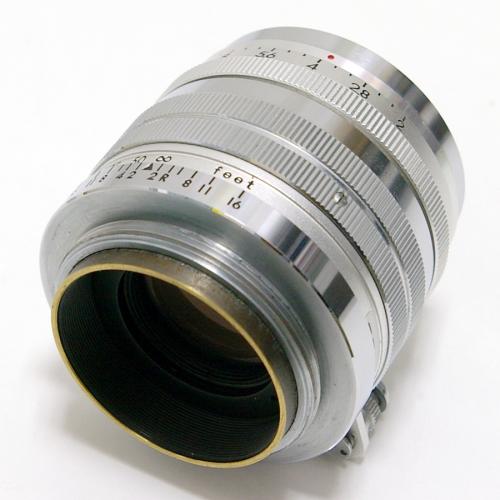 中古 東京光学 Topcor-S 5cm F2 ライカLマウント シルバー TOPCON / トプコール 【中古レンズ】