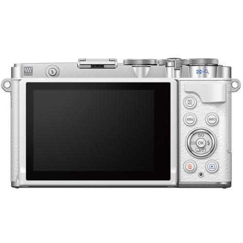 《予約商品》 オリンパス PEN E-P7 ボディ [ホワイト] OLYMPUS ミラーレス一眼カメラ-背面