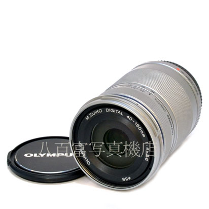 【中古】 オリンパス M.ZUIKO DIGITAL ED 40-150mm F4-5.6 R マイクロフォーサーズ用 シルバー OLYMPUS M.ズイコー 中古レンズ 43783