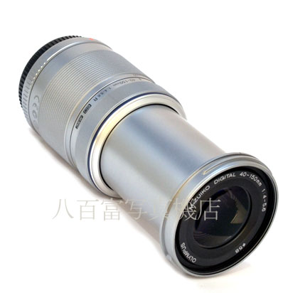 【中古】 オリンパス M.ZUIKO DIGITAL ED 40-150mm F4-5.6 R マイクロフォーサーズ用 シルバー OLYMPUS M.ズイコー 中古レンズ 43783