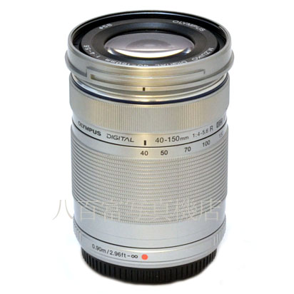 【中古】 オリンパス M.ZUIKO DIGITAL ED 40-150mm F4-5.6 R マイクロフォーサーズ用 シルバー OLYMPUS M.ズイコー 中古レンズ 43783