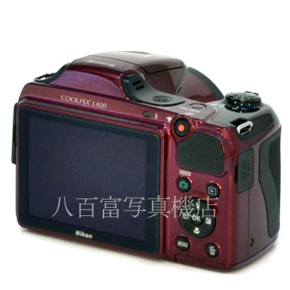 【中古】 ニコン COOLPIX L820 レッド Nikon クールピクス 中古デジタルカメラ 43674