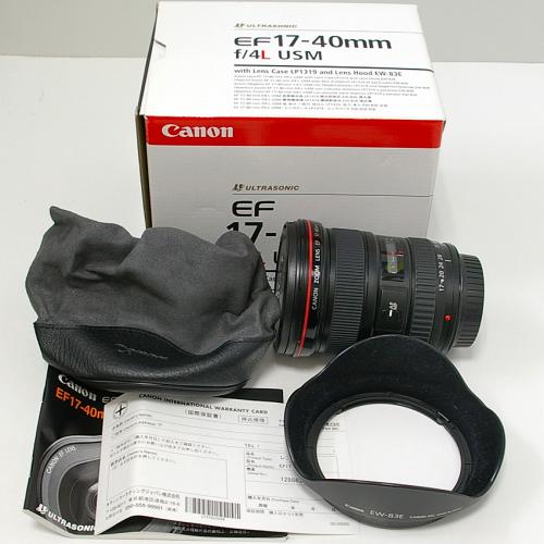 中古 キャノン EF17-40mm F4L USM Canon