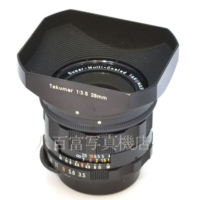 【中古】 アサヒ SMC TAKUMAR 28mm F3.5 SMCタクマー 中古交換レンズ 43830