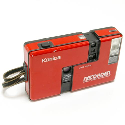 超レアな赤 Konica RECORDERコニカ レコーダー - フィルムカメラ