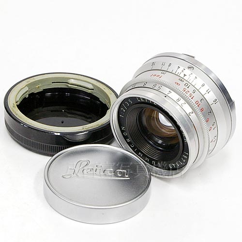 中古レンズ ライカ SUMMICRON 35mm F2 ドイツ製　シルバー Leica 15911