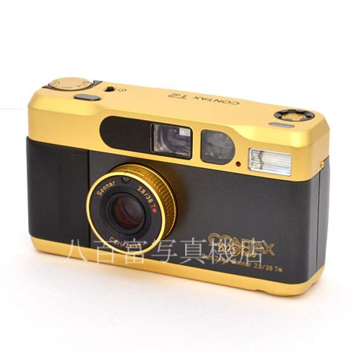 販売済み 【中古】 コンタックス T2 60周年記念モデル ゴールド CONTAX 中古フイルムカメラ 47988