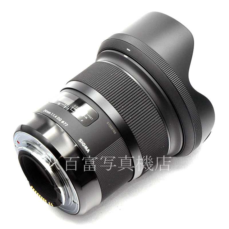 【中古】 シグマ 24mm F1.4 DG HSM  Art シグマSA用 SIGMA 中古交換レンズ 52320