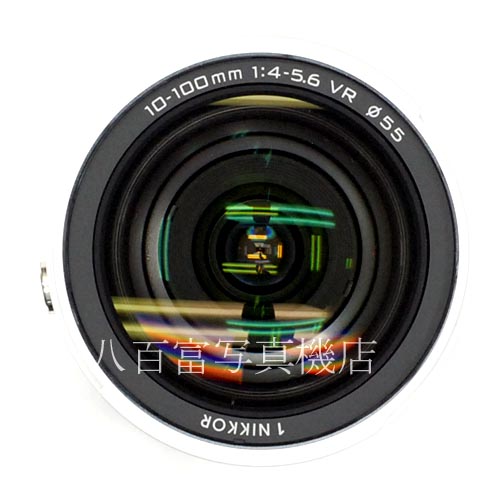 【中古】 ニコン 1 NIKKOR VR 10-100mm F4-5.6 ホワイト Nikon ニッコール 中古レンズ K3492