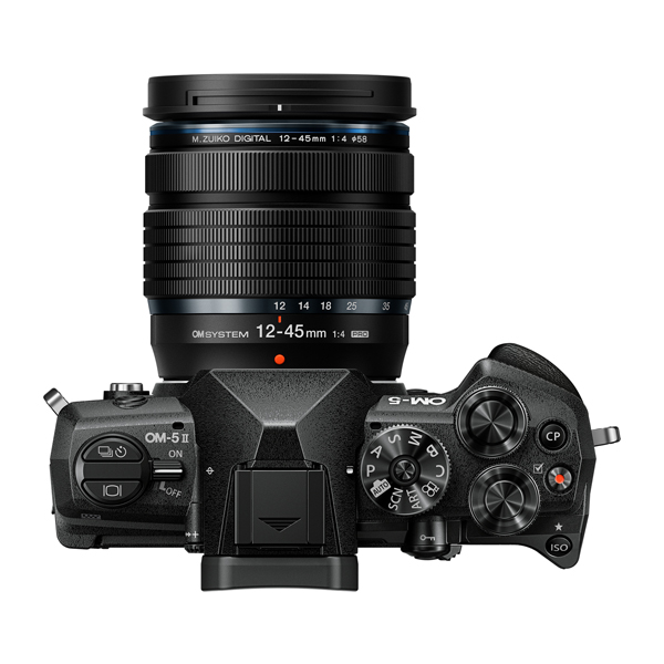 《新製品予約》 OM SYSTEM OM-5 Mark II 12-45mm PRO レンズキット / ブラック / ミラーレス一眼カメラ
