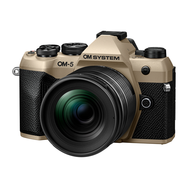 《新製品予約》 OM SYSTEM OM-5 Mark II 12-45mm PRO レンズキット / サンドベージュ / ミラーレス一眼カメラ