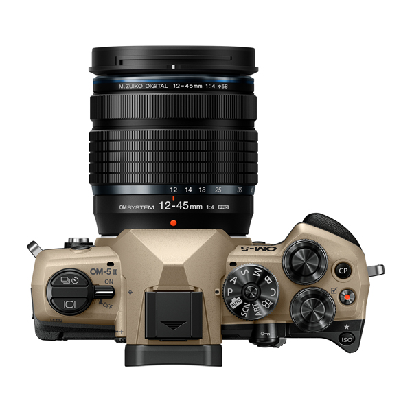 《新製品予約》 OM SYSTEM OM-5 Mark II 12-45mm PRO レンズキット / サンドベージュ / ミラーレス一眼カメラ
