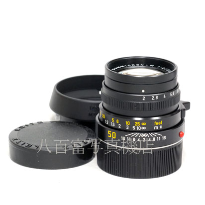 【中古】 ライカ ライツ ズミクロン-M 50mm F2 ブラック Leica Leitz SUMMICRON 中古交換レンズ 42260