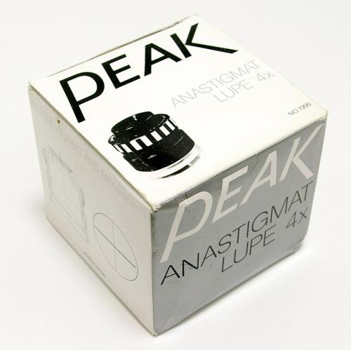 中古 ピーク アナスティグマットルーペ 4X PEAK