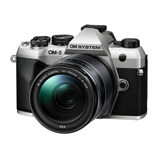 《新製品予約》 OM SYSTEM OM-5 Mark II 14-150mm II レンズキット / シルバー / ミラーレス一眼カメラ