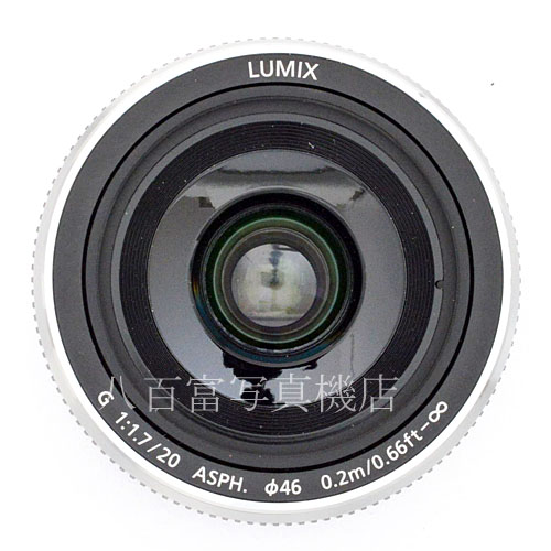 【中古】 パナソニック LUMIX G 20mm F1.7 II ASPH シルバー Panasonic 中古交換レンズ 48088
