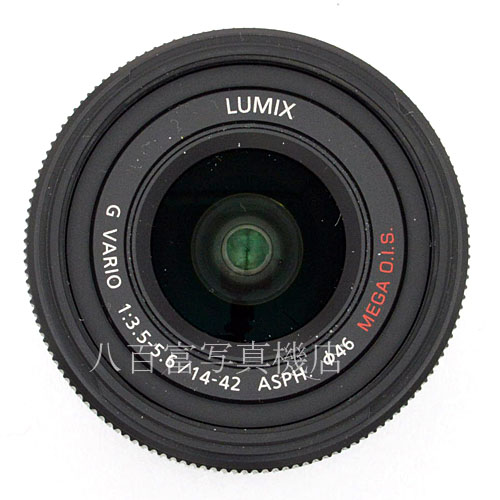 【中古】 パナソニック LUMIX G VARIO 14-42mm/F3.5-5.6 II ASPH./MEGA O.I.S. ブラック Panasonic 中古交換レンズ 48089