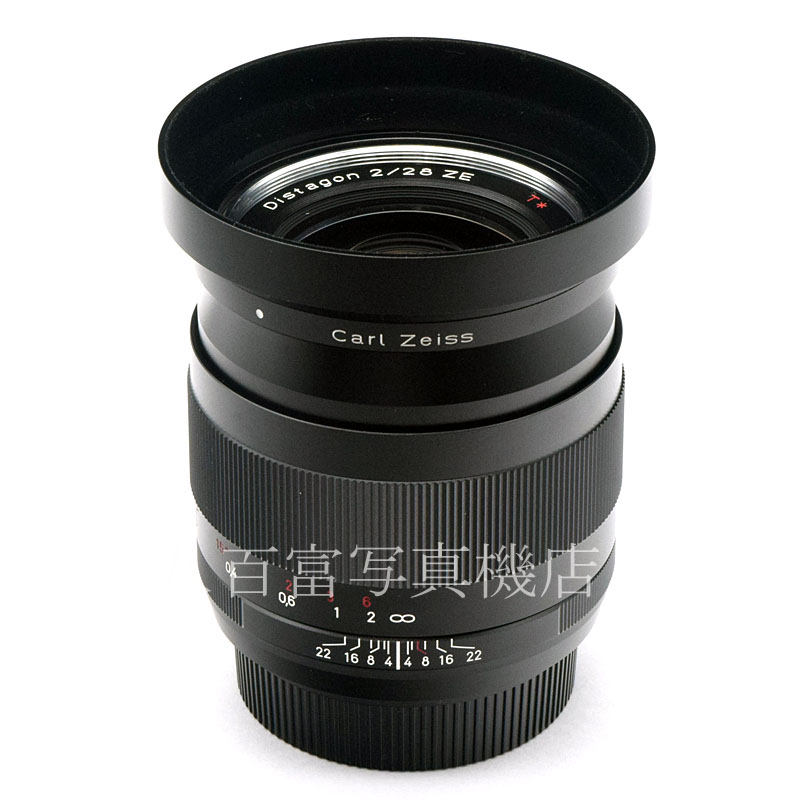 【中古】 カールツァイス Distagon T* 28mm F2 ZE キヤノンEOS用 CarlZeiss ディスタゴン 中古交換レンズ 52361