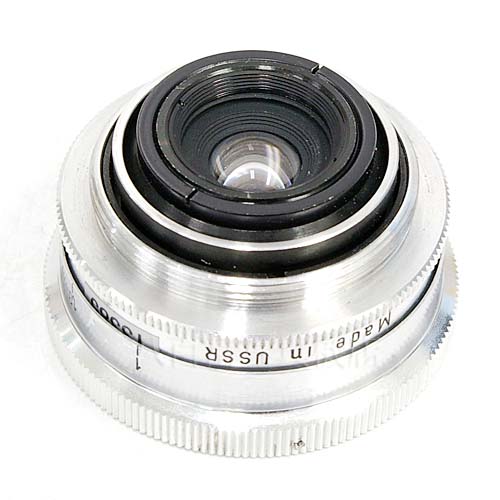 中古レンズ ロシア オリオン ORION-15 28mm F6 ライカLマウント シルバー 13385