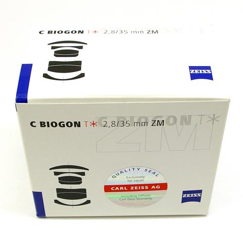 中古 ツァイス C Biogon T* 35mm F2.8 ZM ブラック ライカMマウント CarlZeiss 【中古レンズ】 03402