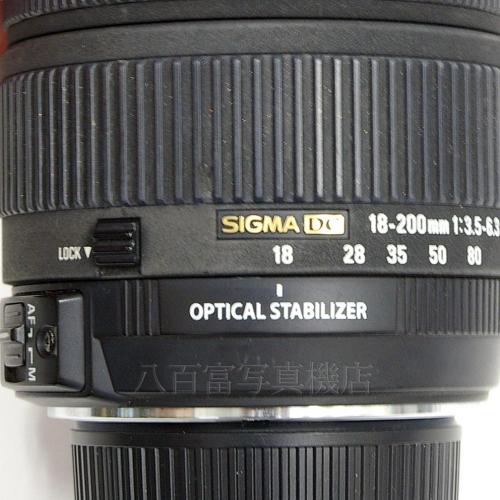 中古レンズ シグマ 18-200mm F3.5-6.3 DC OS HSM ニコンAF用 SIGMA 16782