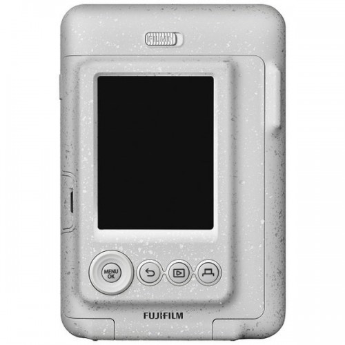 フジフイルム FUJIFILM ハイブリッド インスタントカメラ instax mini LiPlay  [ストーンホワイト]-背面