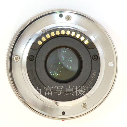 【中古】  パナソニック LEICA DG SUMMILUX 15mm F1.7 ASPH シルバー マイクロフォーサーズ用 Panasonic ズミルックス  中古レンズ 44004