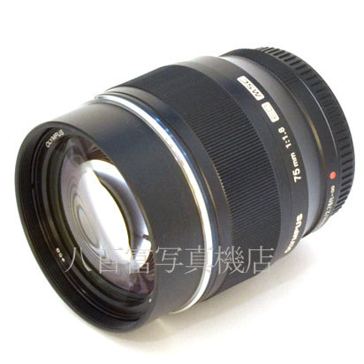 【中古】  オリンパス M.ZUIKO DIGITAL ED 75mm F1.8 ブラック OLYMPUS 中古交換レンズ 44019