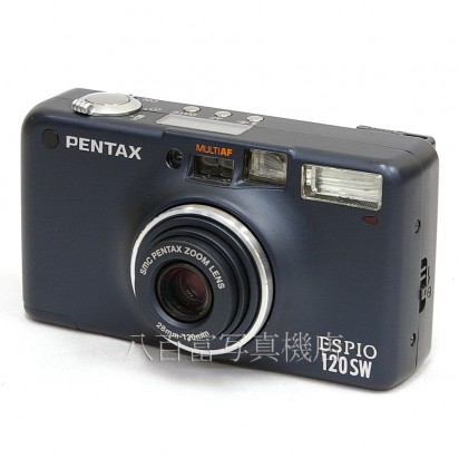 【中古】 ペンタックス ESPIO 120SW インディゴブルー PENTAX 中古カメラ 27454